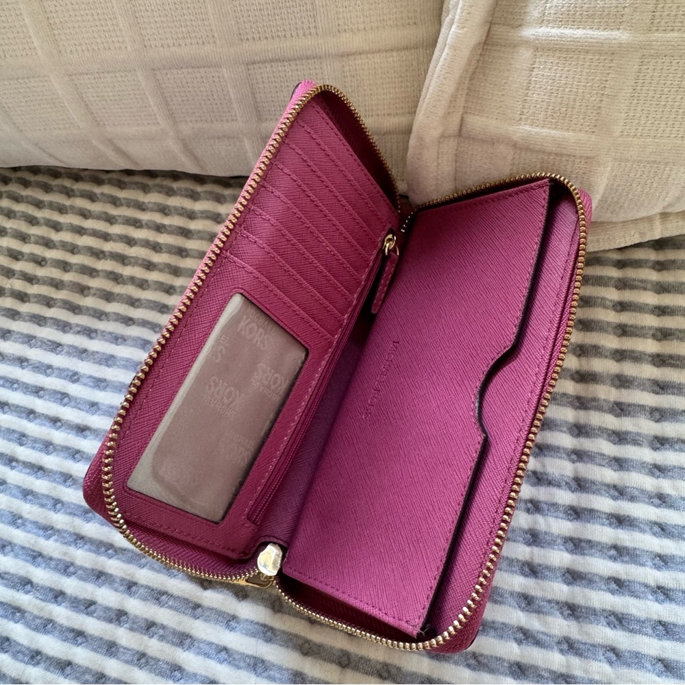Michael Kors Pink Wristlet - Picture 2 of 3